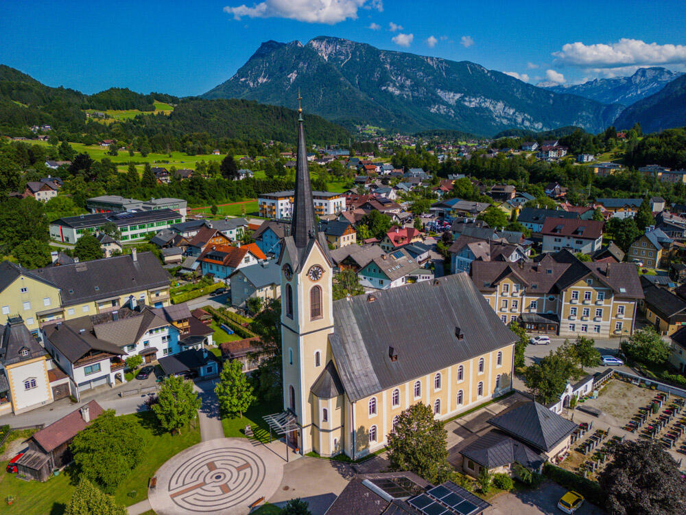 Kirche Vogelperspektive