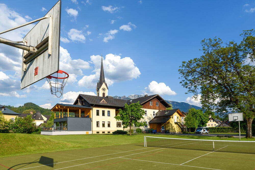 Sportplatz Normalperspektive